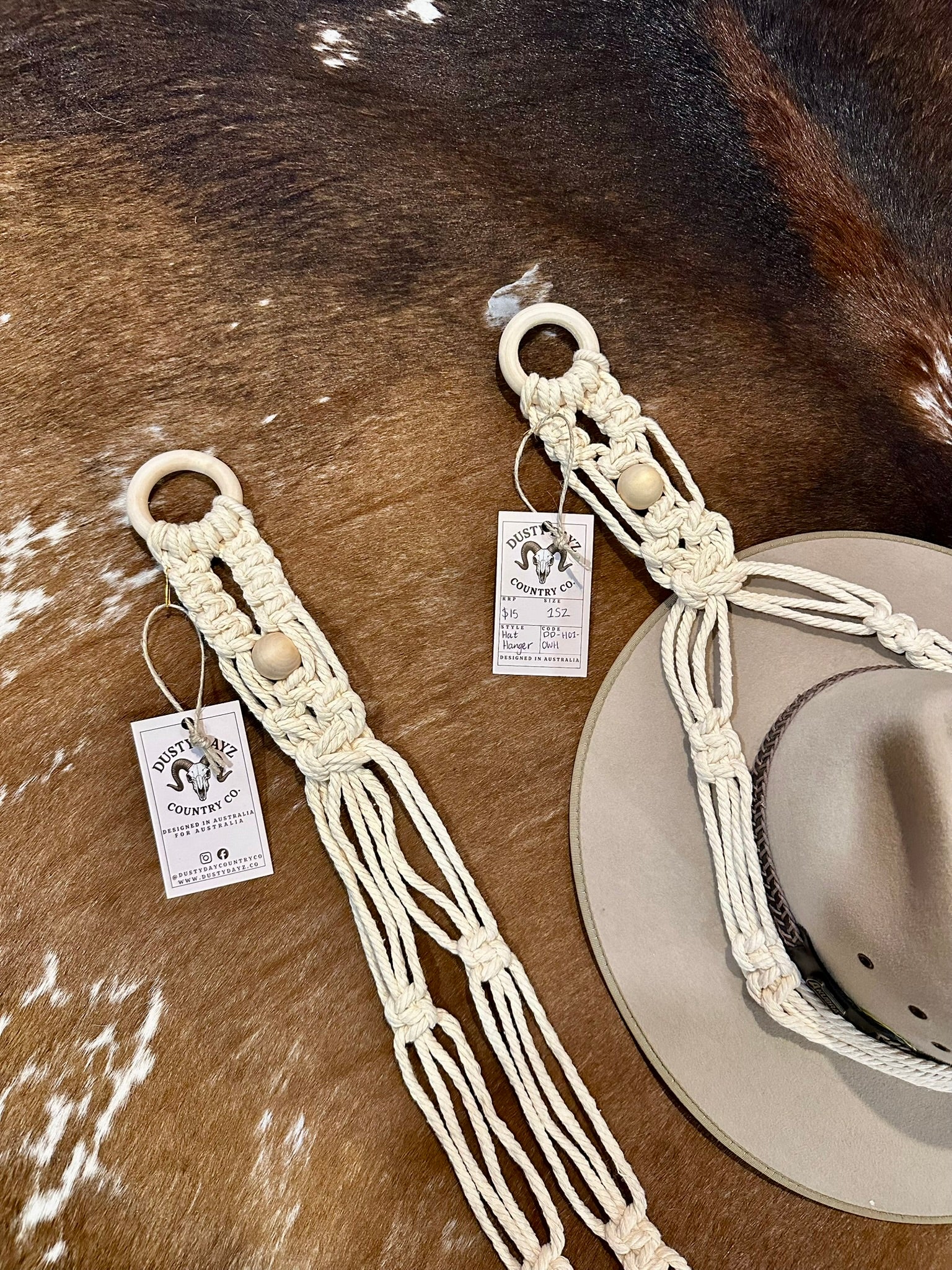 Handmade Macramé Hat Hanger