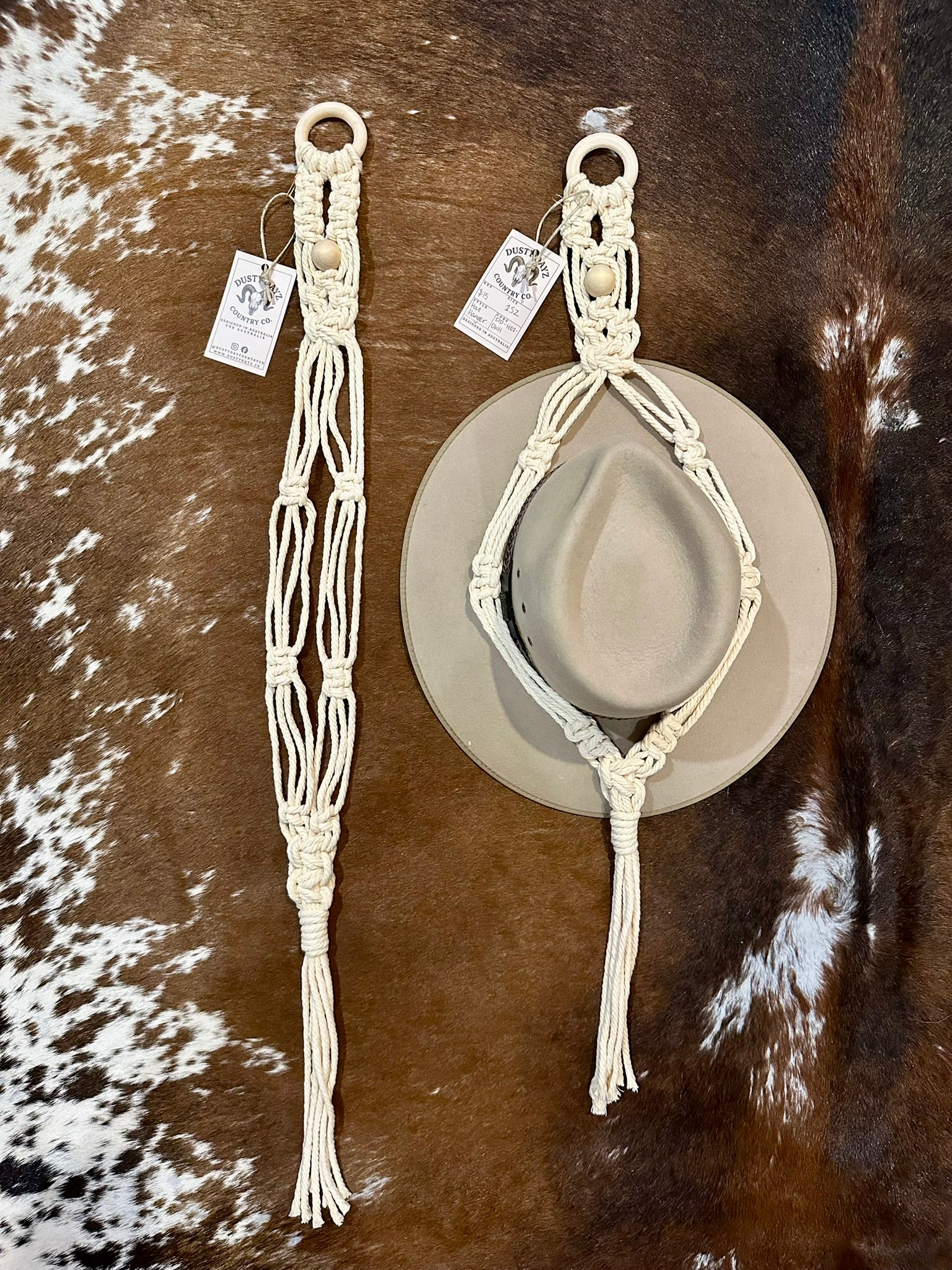 Handmade Macramé Hat Hanger