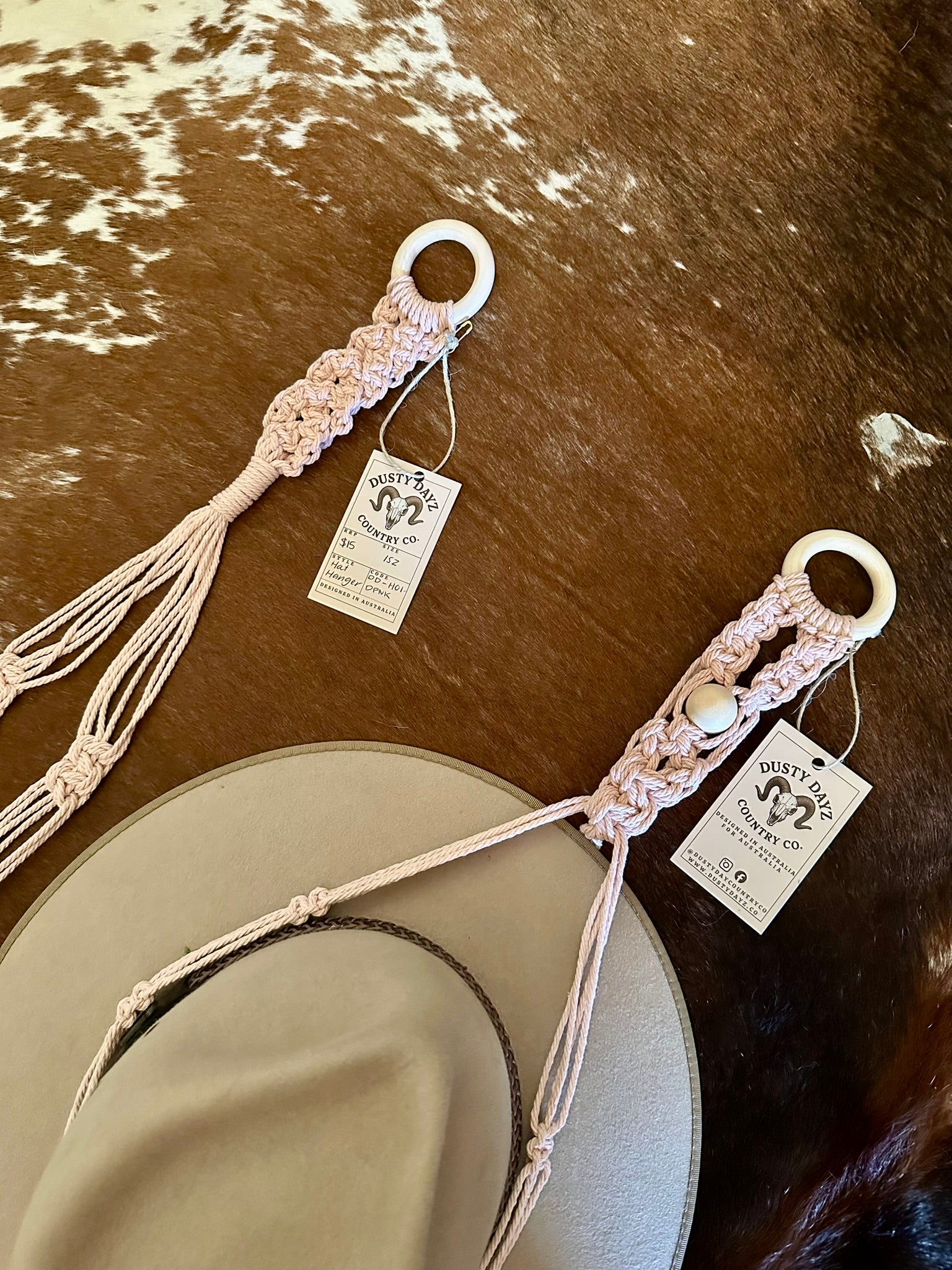 Handmade Macramé Hat Hanger