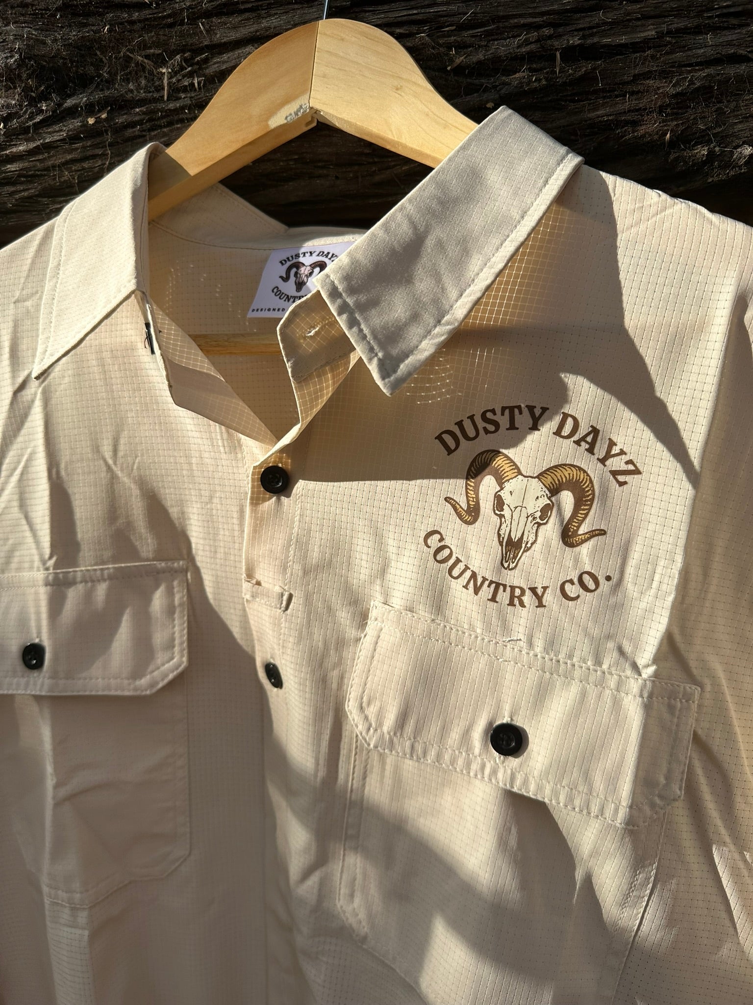 Signature Long Sleeve Work Shirt - Tan