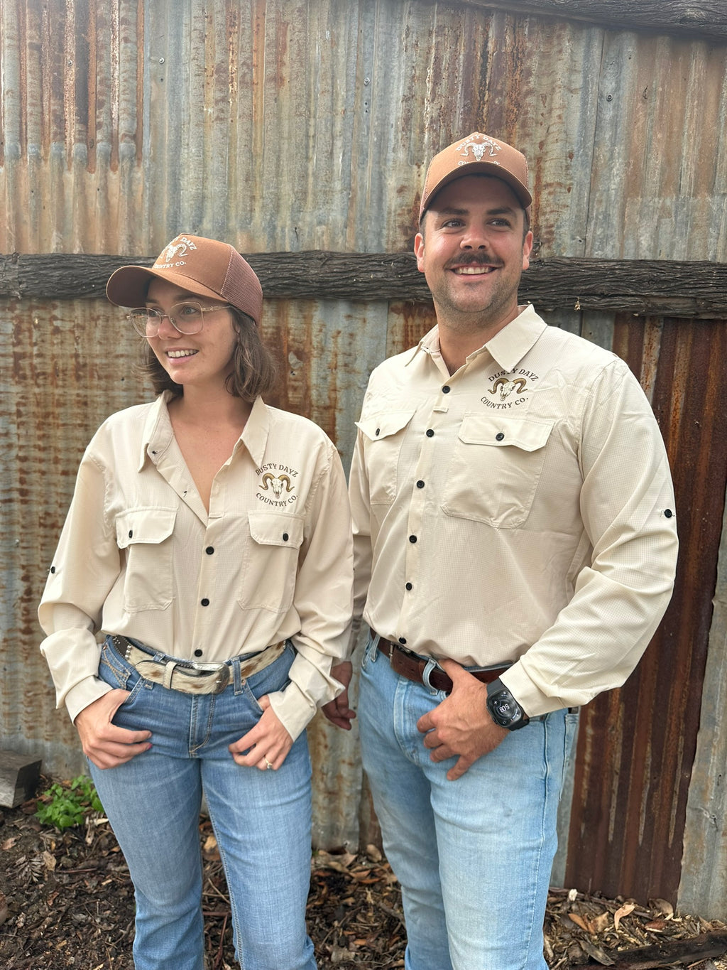 Signature Long Sleeve Work Shirt - Tan