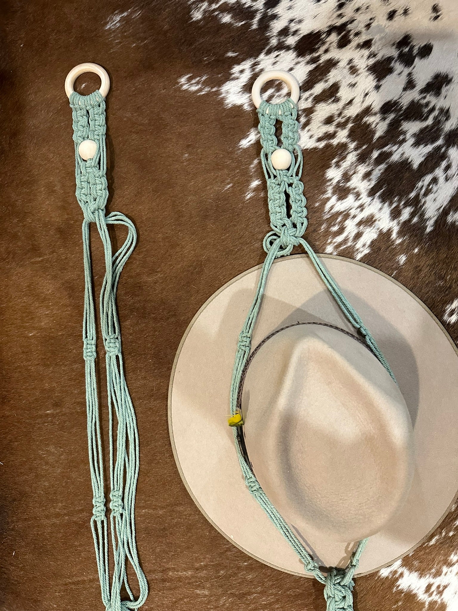 Handmade Macramé Hat Hanger