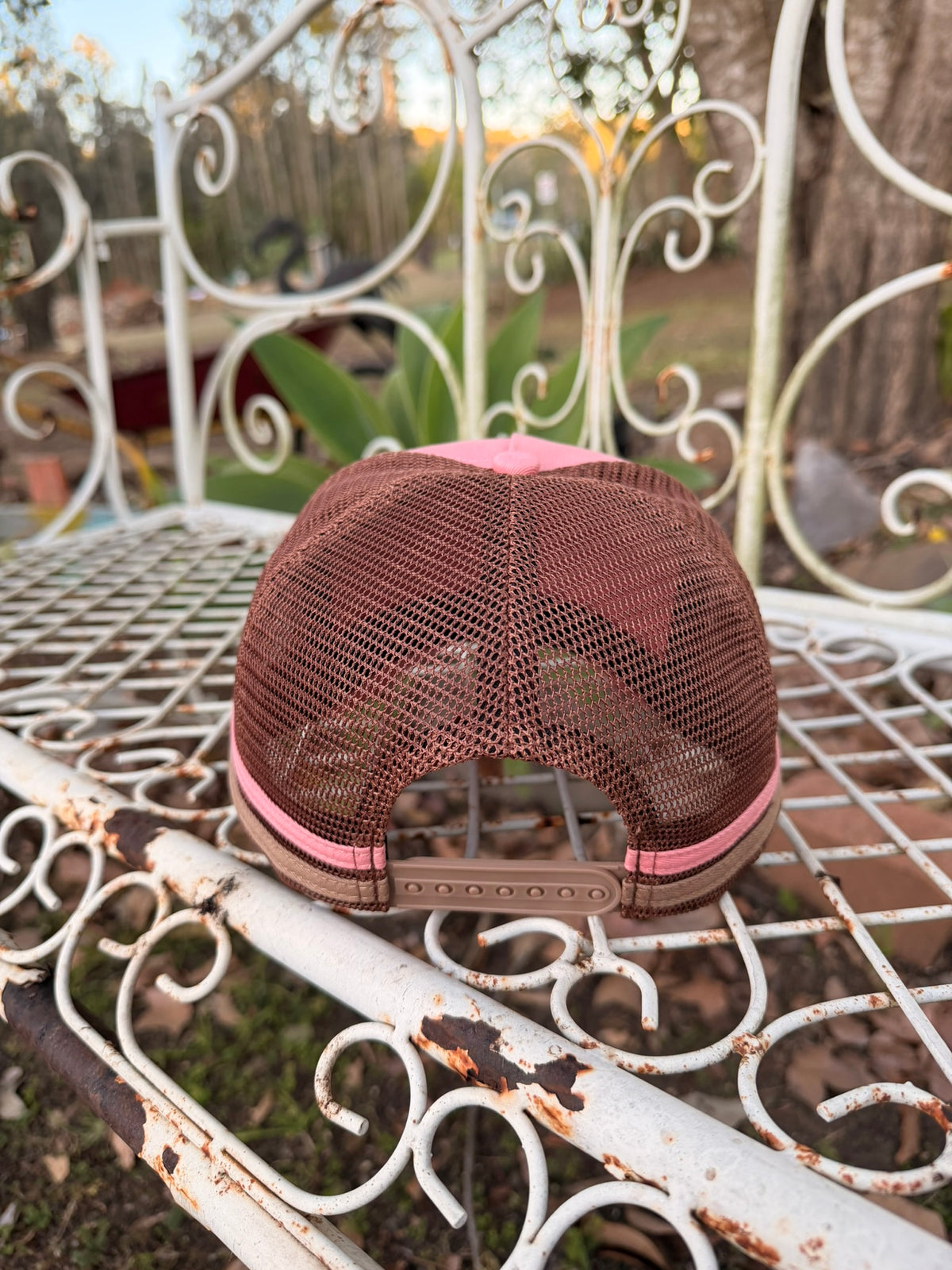 Trucker Cap - Pink and Brown