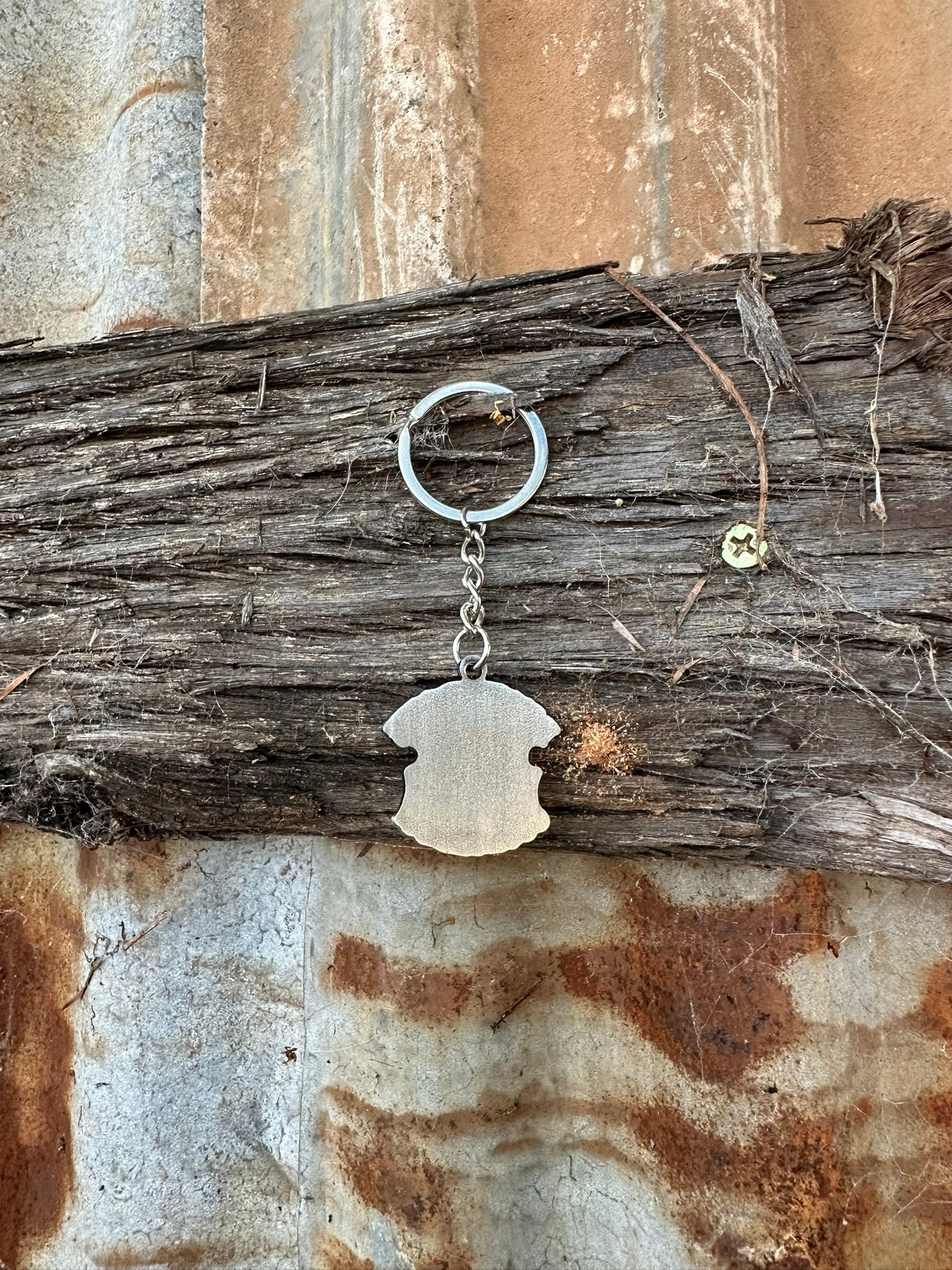 Engraved Metal Keyring