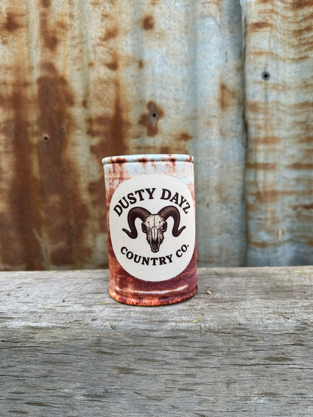 Dusty Dayz Neoprene Stubby Cooler – Iron
