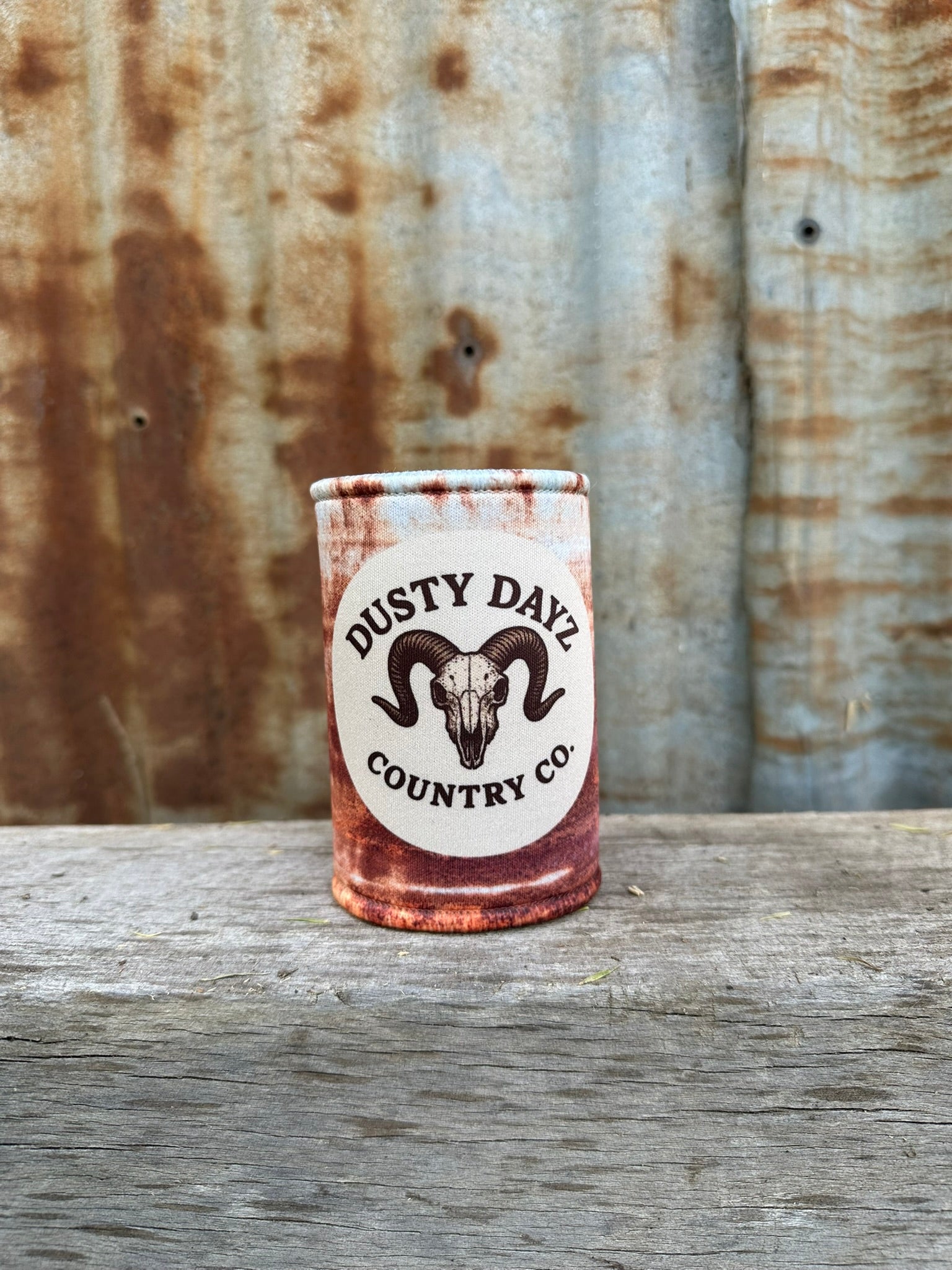 Dusty Dayz Neoprene Stubby Cooler – Iron