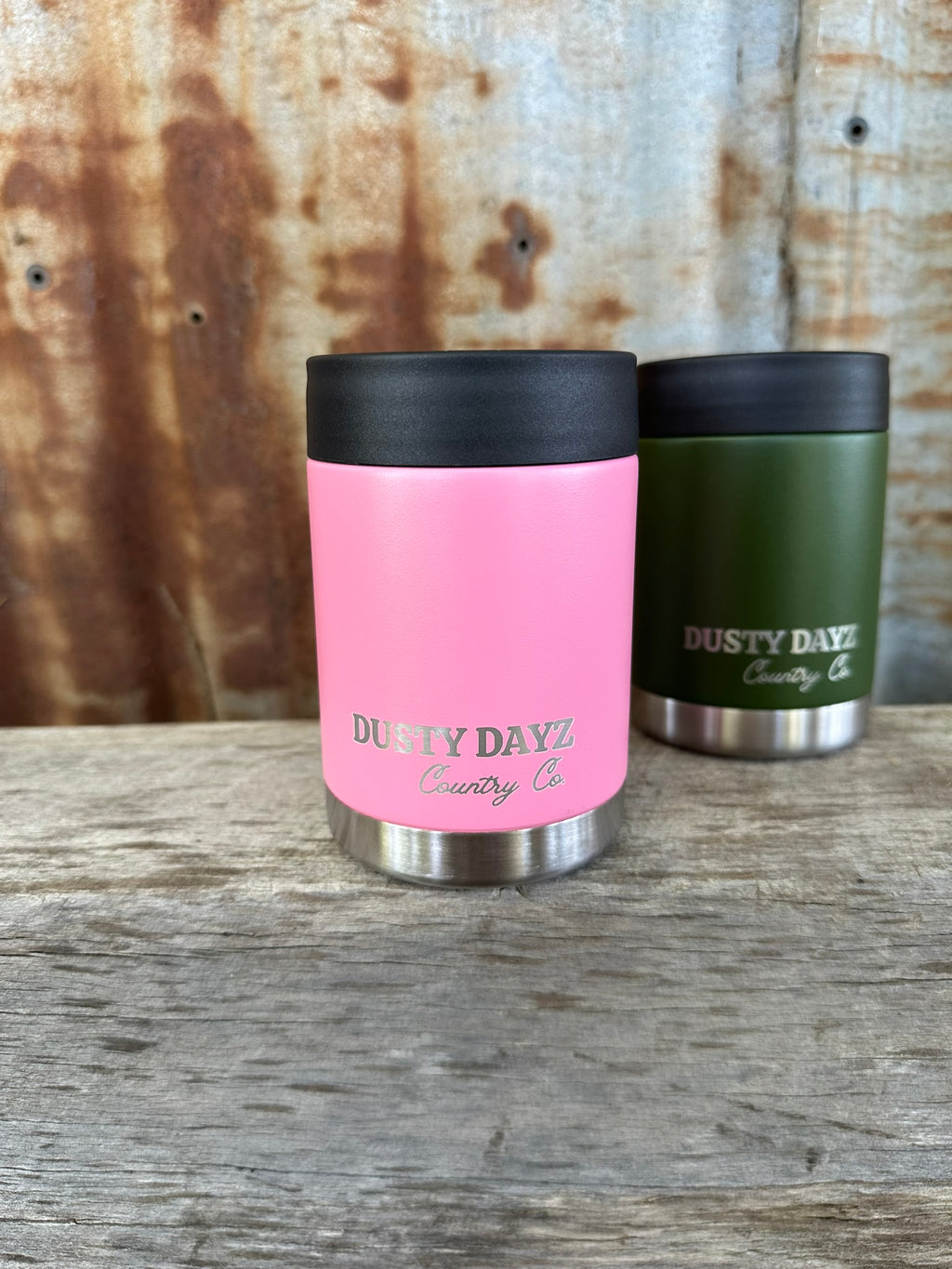 Stainless Steel Insulated Stubby Cooler - Light Pink